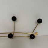 Vintage gold wall coat rack