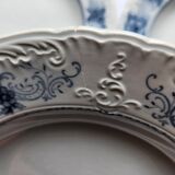 Deep plates x 6 from the French manufacturer Sarreguemines, Aïda collection. Old and rare