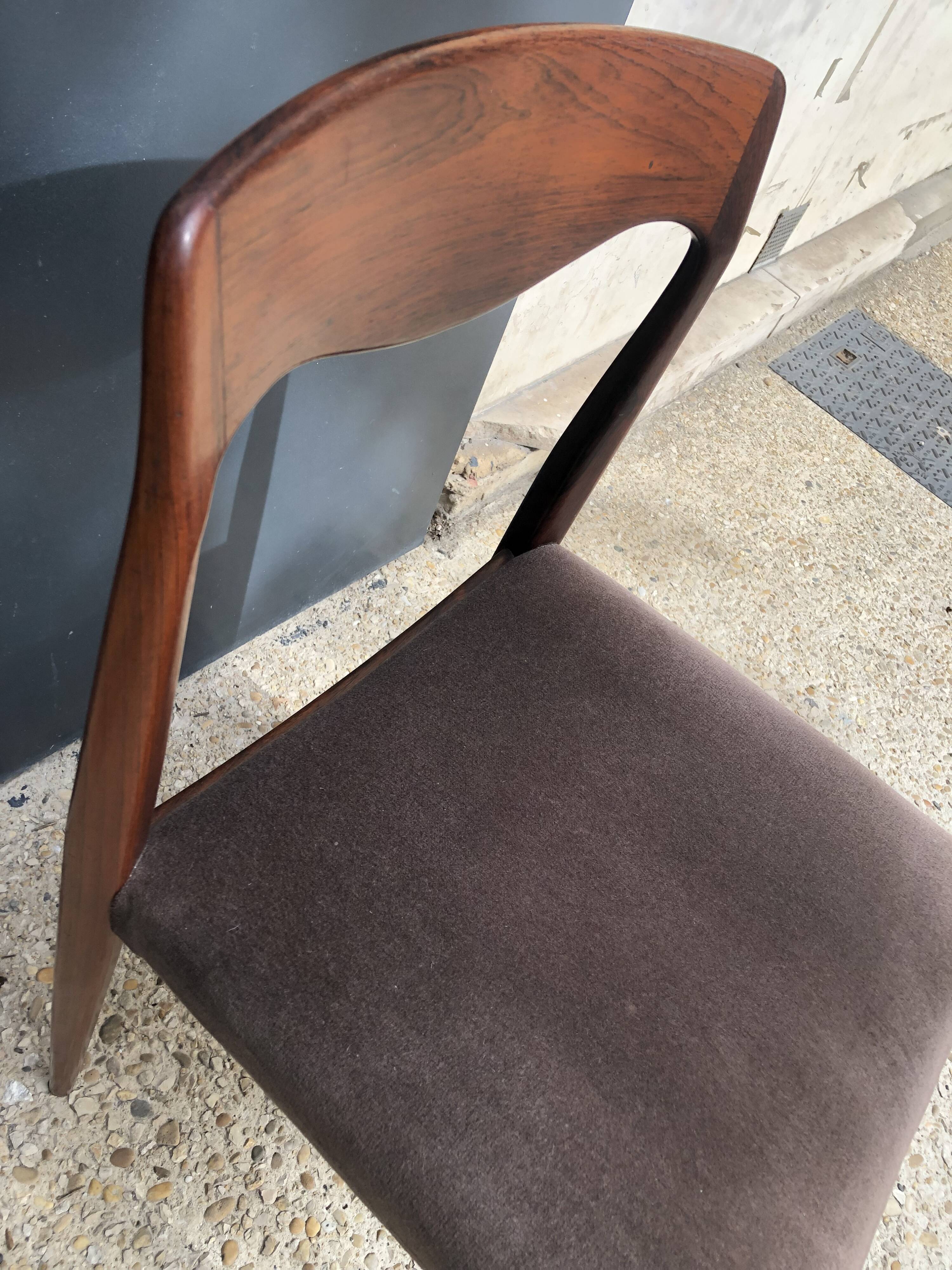 4 Scandinavian chairs from the 60s