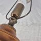 Lampe à poser vintage abat jour tulipe