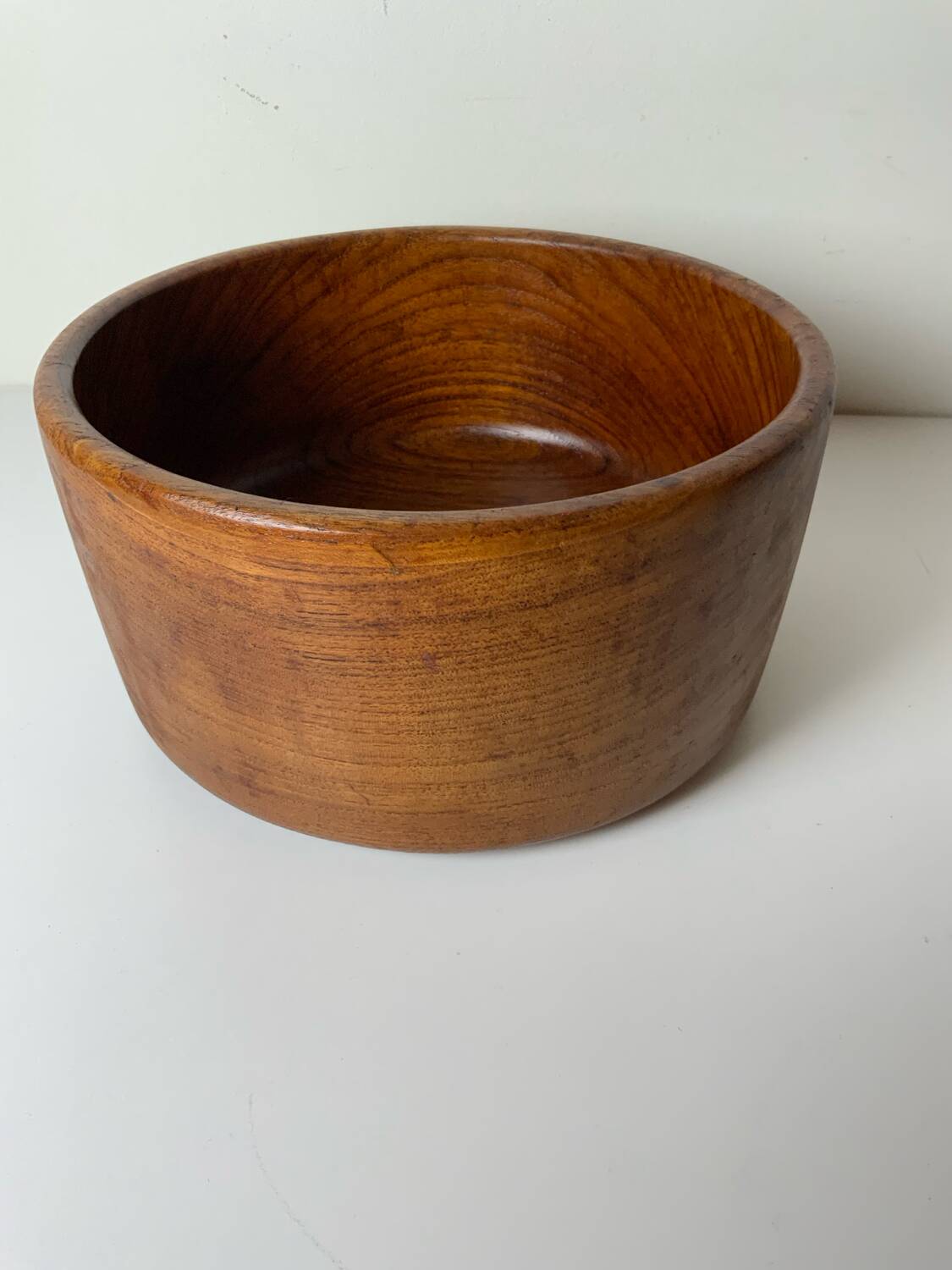 Teak salad bowl