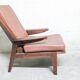 Vintage Free Span FS115 Solid Oak Recliner Chair 1950s