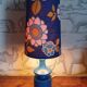 Seventies wooden lamp