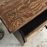 Vintage bedside tables legs compass