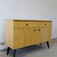 Clear buffet with 2 doors