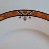 Set of 4 porcelain plates from Sarreguemines - pyroblan - cordoba model