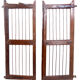 Ancient Burmese teak port