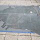 Cowhide color auburn and white 200x200cm
