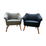 Pair of armchairs 50s