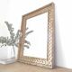 Golden mirror 61x76cm