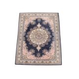 Rug in Pink and Dark Blue – 240x170 cm