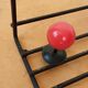 50s coat rack with multicolored balls