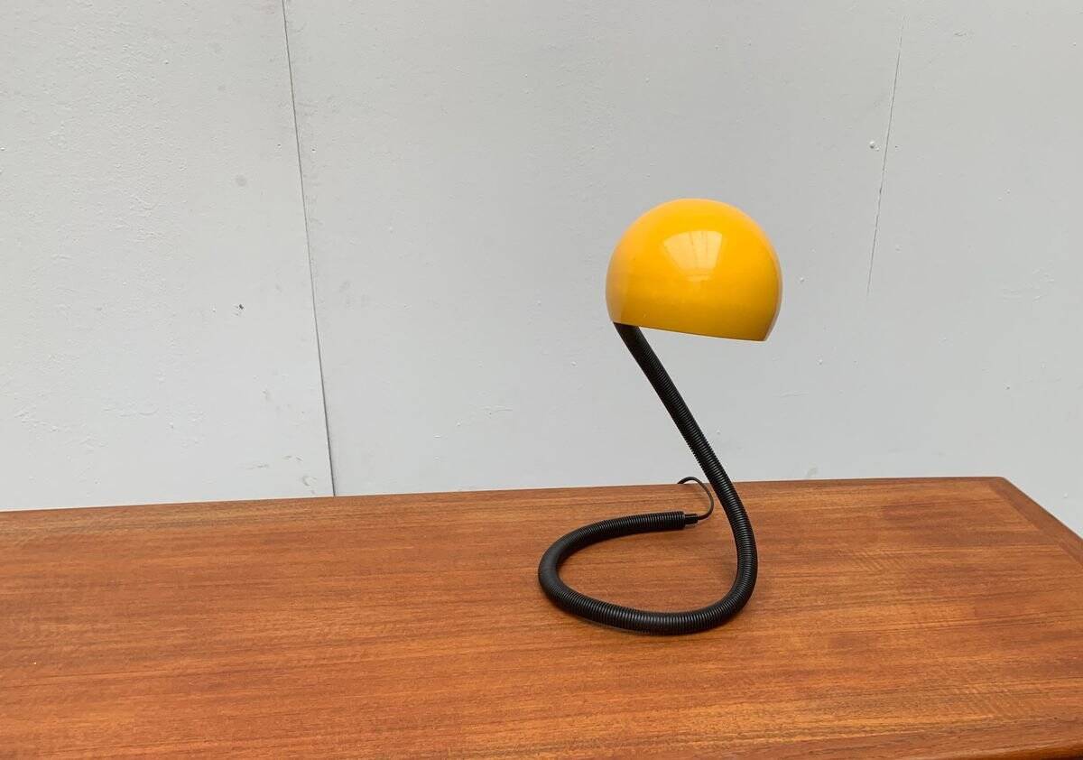 Vintage cobra snake table lamp