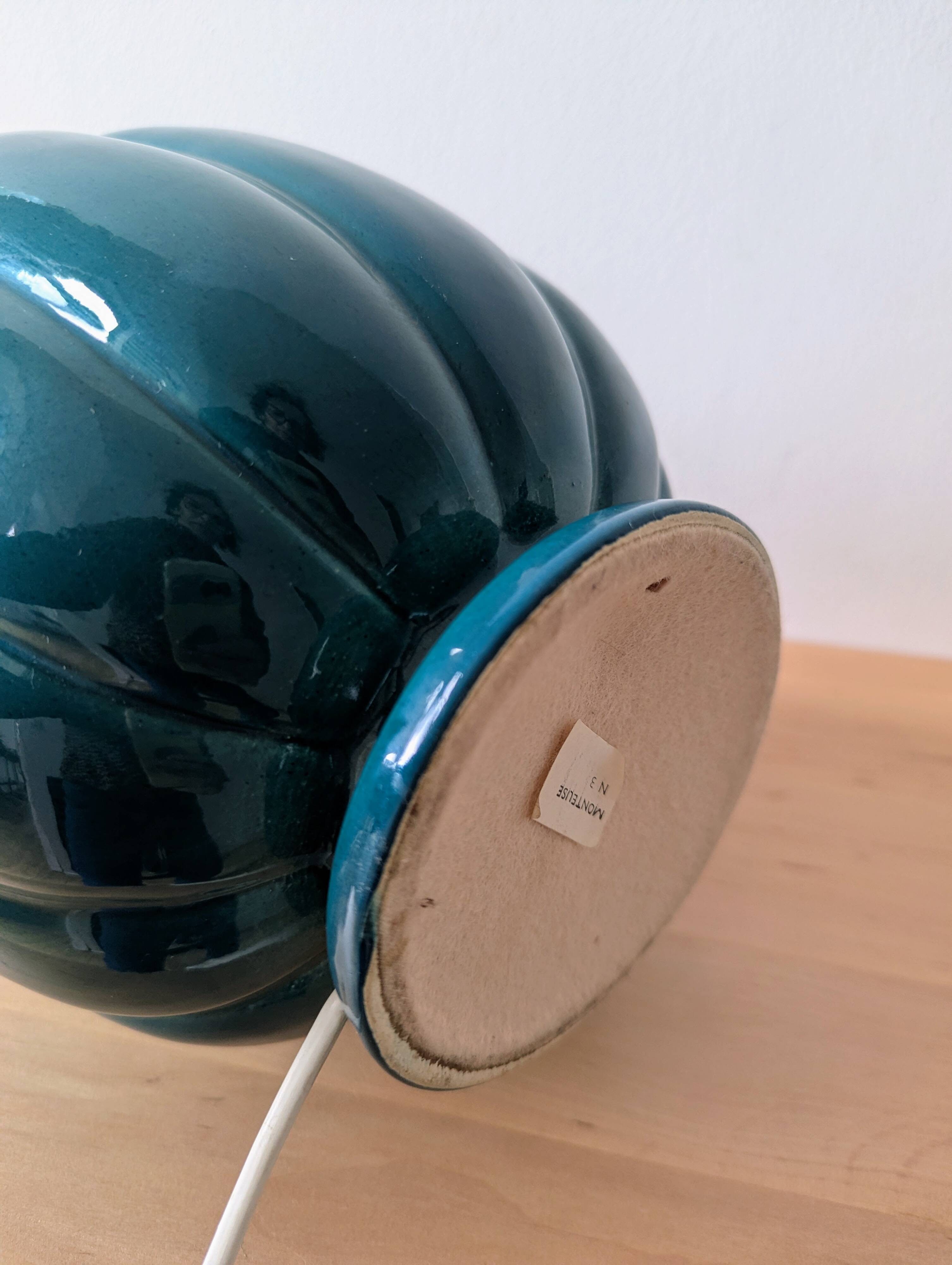 Deschuytener green ceramic lamp base