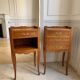 Paire de chevets louis xv en merisier
