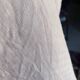 Grande nappe ancienne en coton effet damiers.