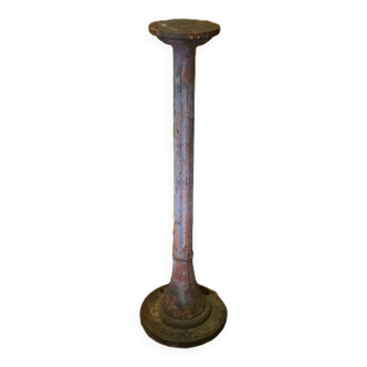 French Cast Iron Pillar, 1st Half Of The 20th Century