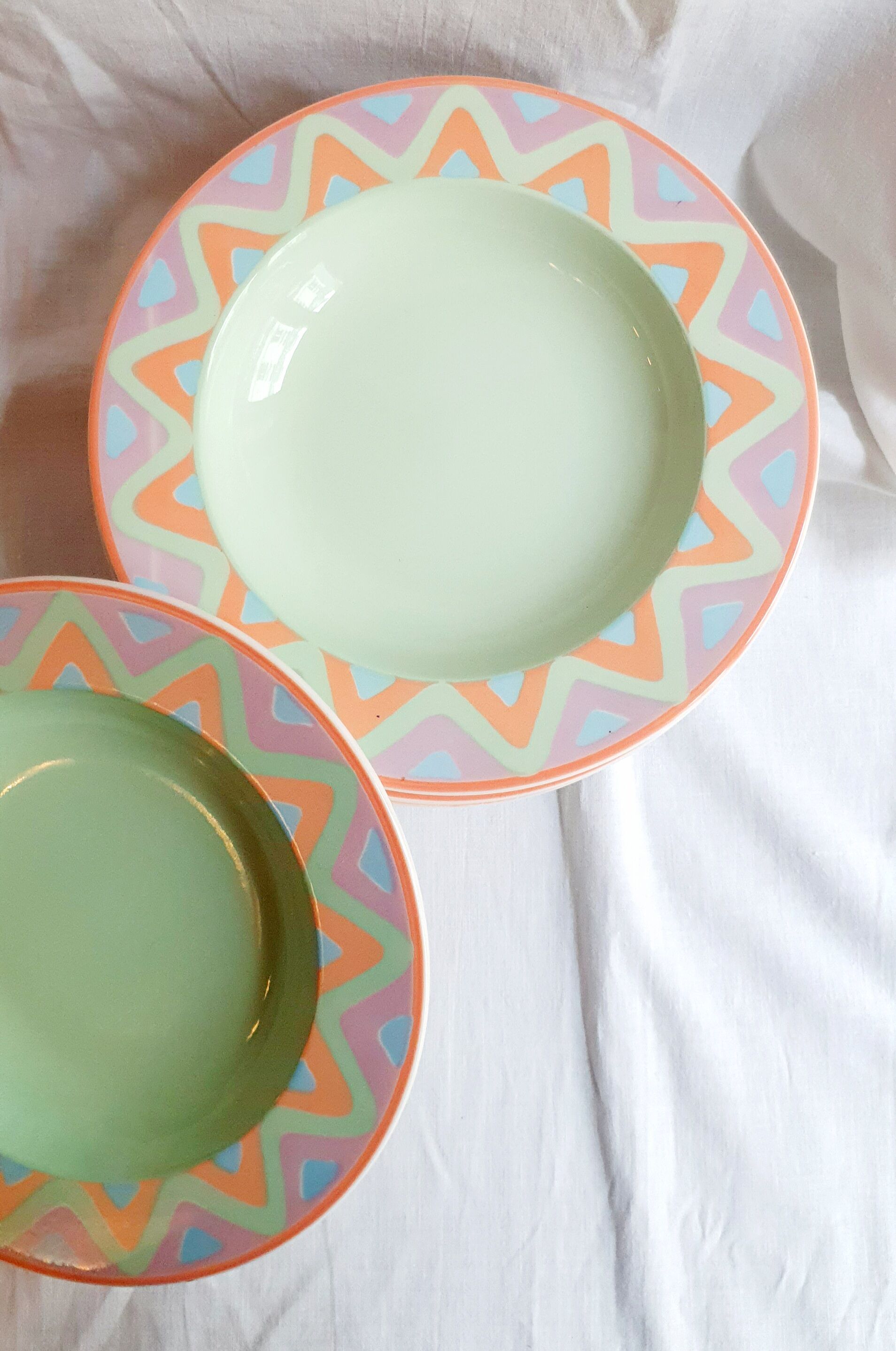 Set of 6 hollow plates Pagnossin model Arizona