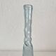 Vintage Biot blown glass soliflore vase with twisted bubbles