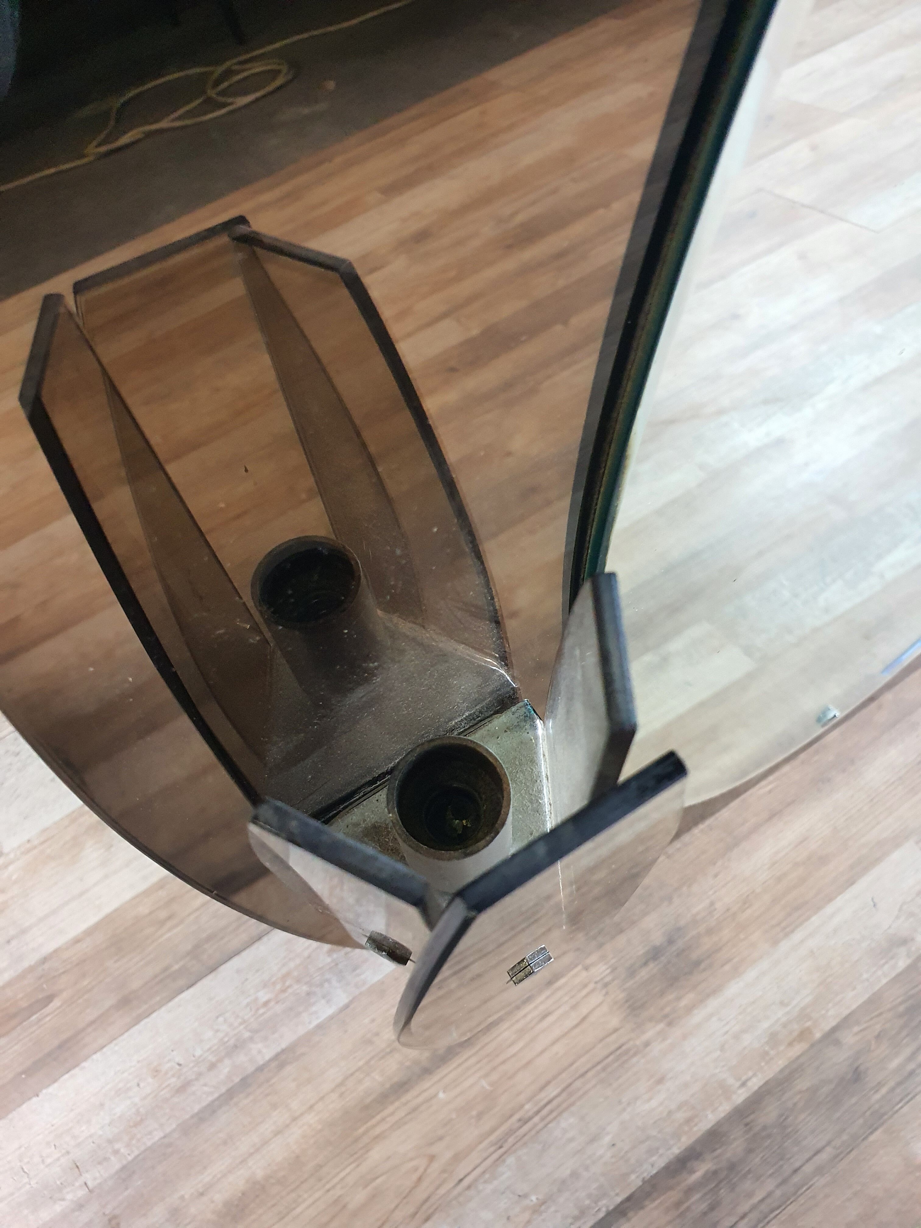 Miroir de salle de bain vintage en acier