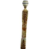 Magnificent Empire floor lamp in marble and gilded bronze