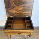 Charles X work table in rosewood veneer.