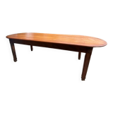 Table ferme chêne ancienne sculptée
