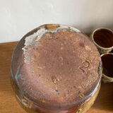 Terracotta and gray orangeade service