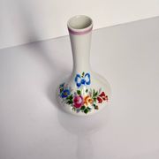 Soliflore en porcelaine de Limoges peint à la main | Ruban/Nœud