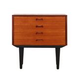 Teak chest of drawers, Danish design, 1960s, manufacture: Denmark