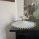 Opaline ancienne plafonnier ou applique