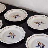Set of dessert plates St Amans model IRMA