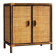 Vintage rattan & woven cane cabinet