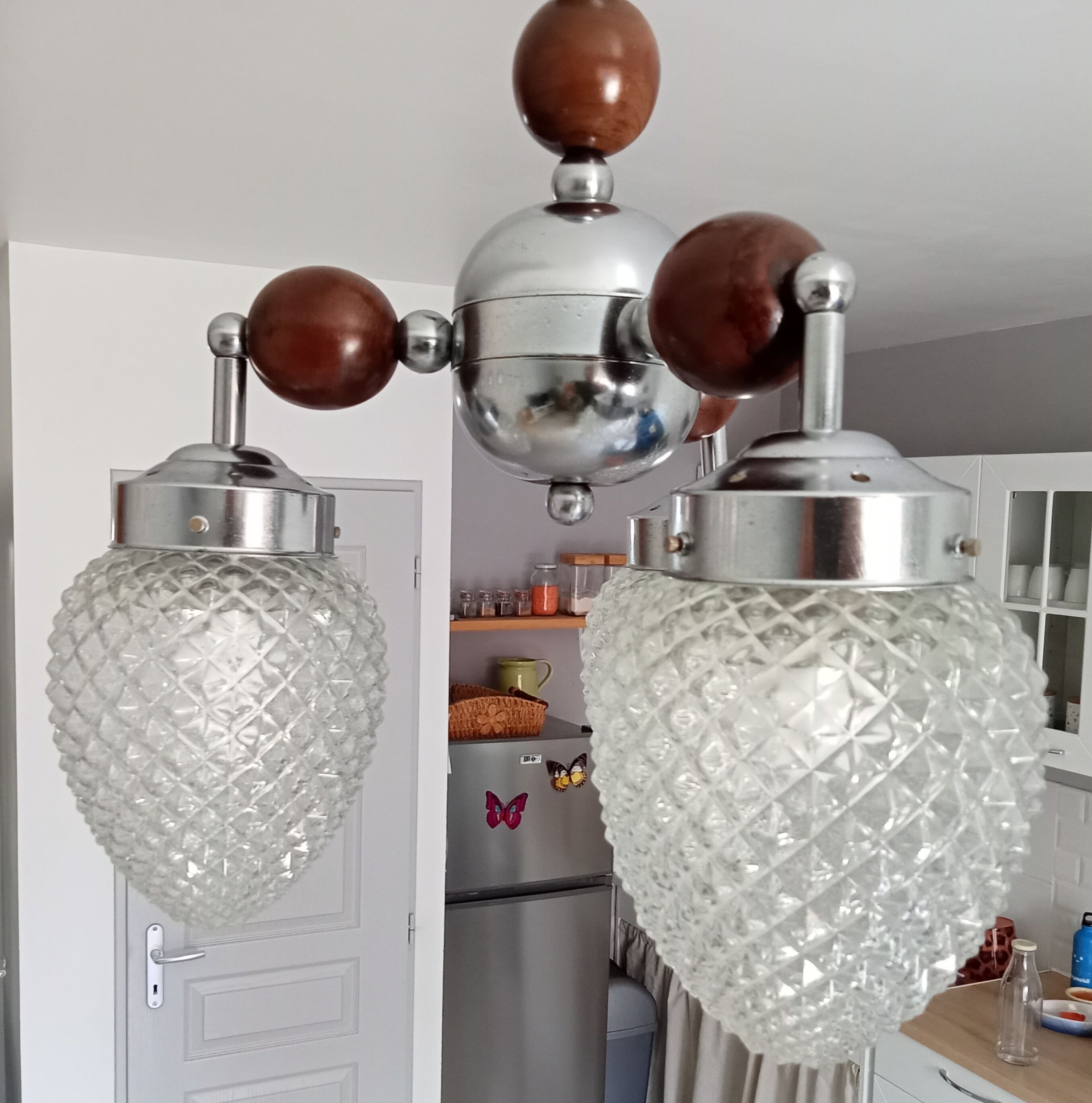 Lustre vintage art déco années 50/60