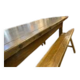 Table de ferme avec ses 2 bancs.