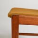Set of 4 teak dining chairs, Scandinavia, 1960s