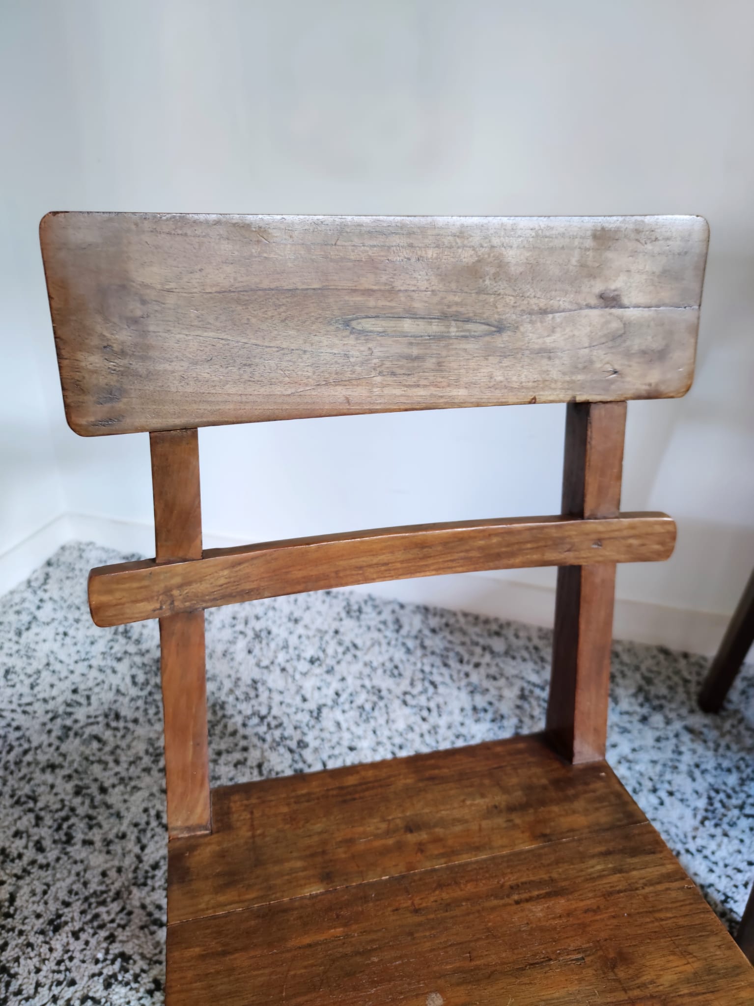 Pair of wooden chairs