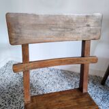 Pair of wooden chairs