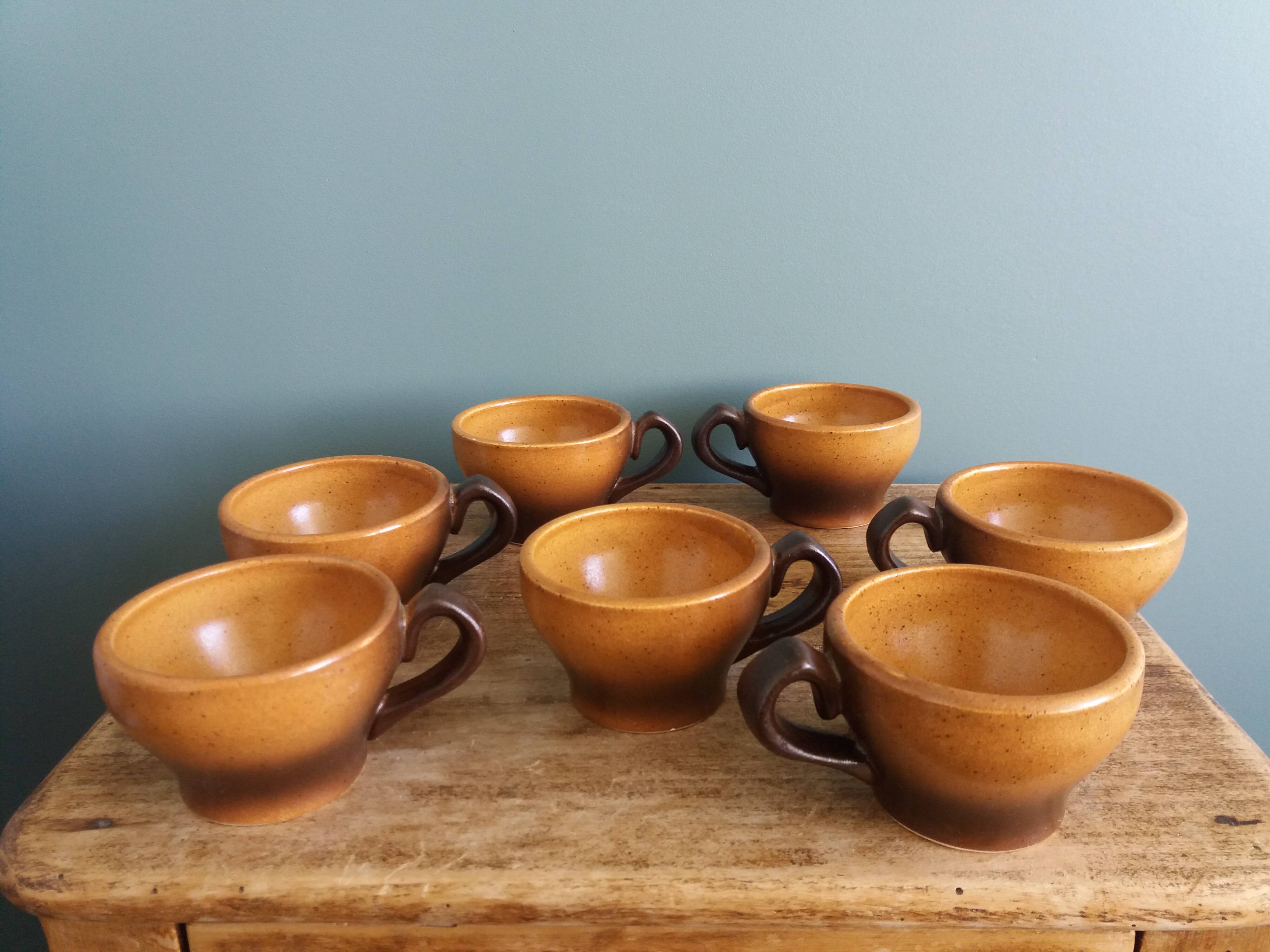 Stoneware mugs