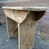 Farmhouse bench made of natural fir 1930s