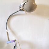 Lampe eye ball bras flexible années 70