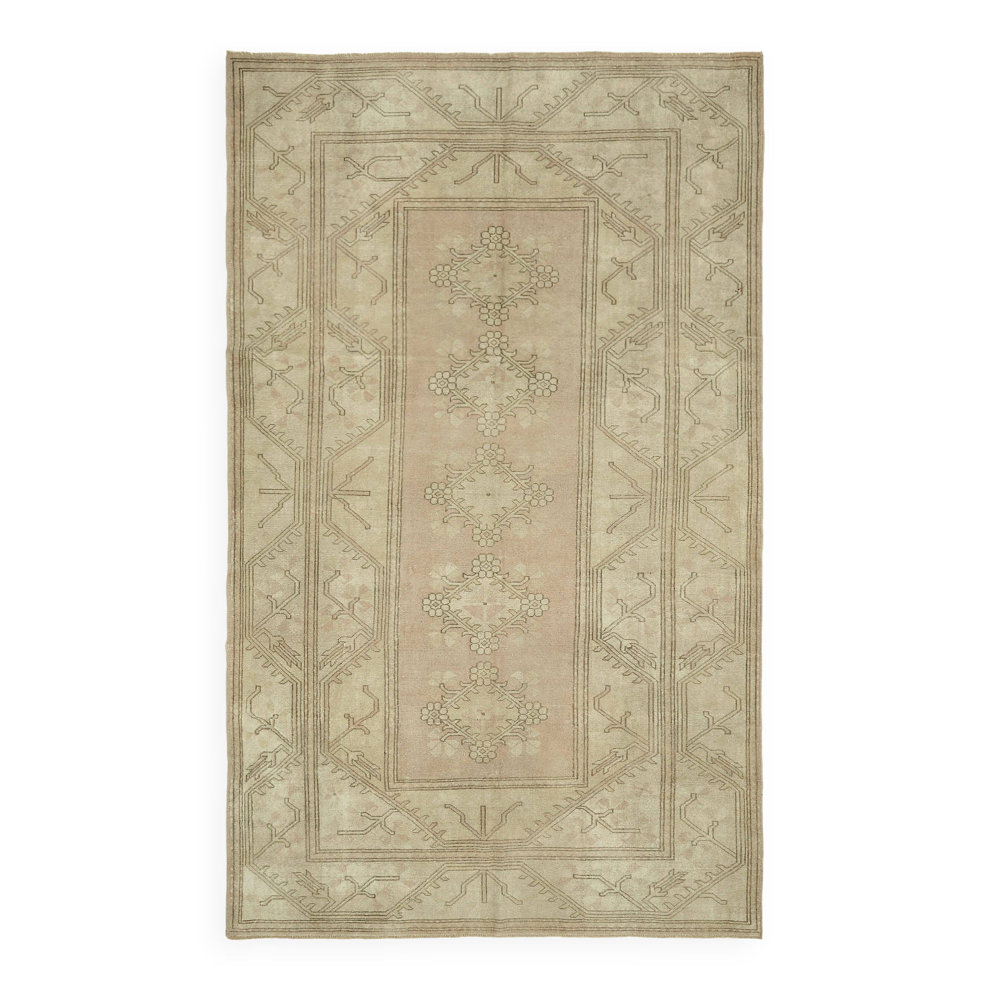 Turkish Vintage Anatolian Rug 196 cm x 316 cm