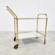 Brass drinks  trolley, 1960s