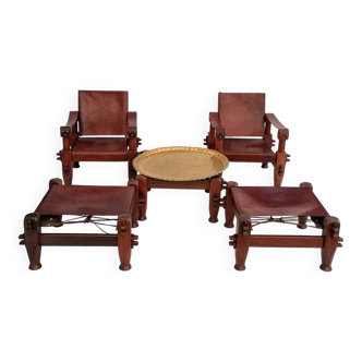 Vintage Safari living room set, 1960s