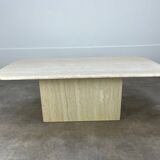 Table basse travertin