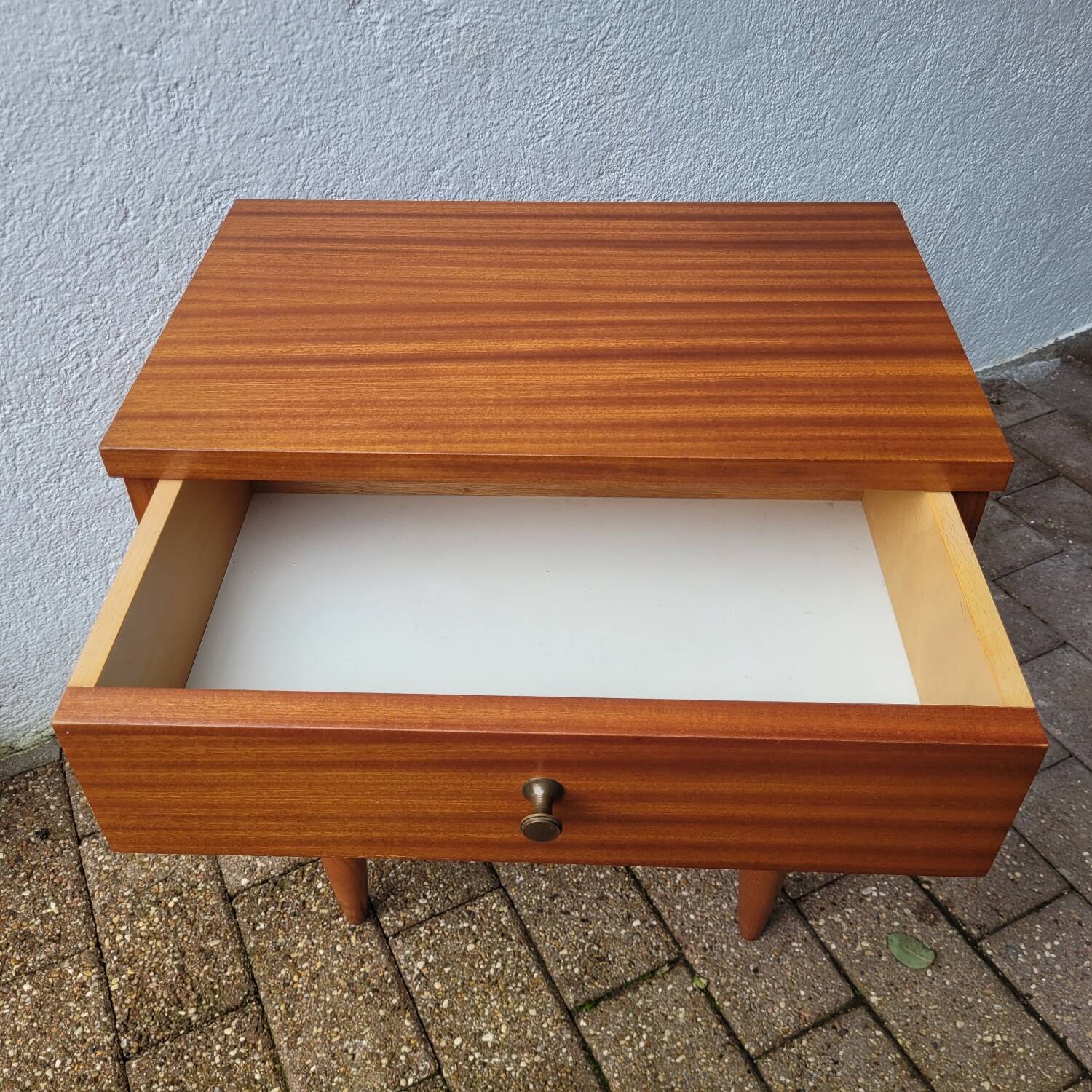 Vintage bedside table from the 1960s–1970s.