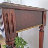 Pedestal table bedside Louis XVI mahogany style