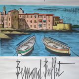 Bernard Buffet Saint Tropez Lithograph Poster Mourlot Paris 1984