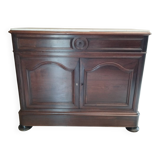 Victorian chest of drawers with white marble top