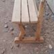 Small decorative beech bench